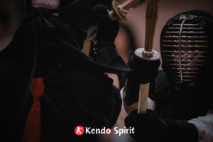 Modern kendo practice with armor and shinai