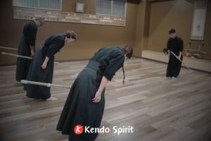 bow to each other in kendo